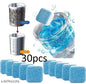 (Pack of 30) Washing Machine Deep Cleaner Tablets ,Descaling Powder Tablets for All Company? Front and Top Load Machine, Effervescent Tablet for Perfectly Automatic Cleaning of Tub & Drum Stain Remover