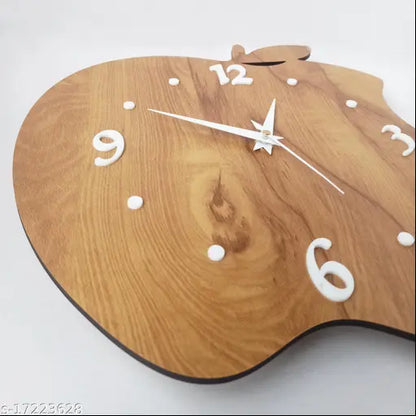 wall clock Home & Kitchen Home Décor Clocks for home office wall decoration big size wooden watch ghadi under 300 Apple