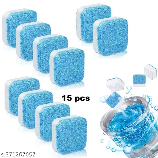 15pc Washing Machine Deep Cleaner , De-scaling  for All Company's Front & Top Load Machine, for Perfectly Automatic Cleaning of Tub & Drum Stain Remover